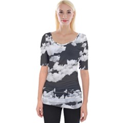 Cumulus Abstract Design Wide Neckline Tee