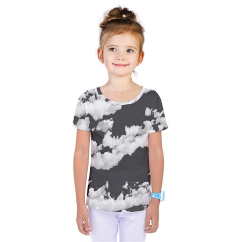 Cumulus Abstract Design Kids  One Piece Tee by dflcprintsclothing