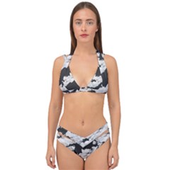 Cumulus Abstract Design Double Strap Halter Bikini Set by dflcprintsclothing