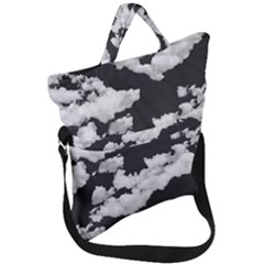 Cumulus Abstract Design Fold Over Handle Tote Bag