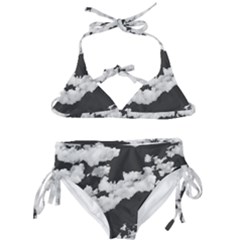 Cumulus Abstract Design Kids  Classic Bikini Set by dflcprintsclothing