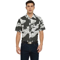 Cumulus Abstract Design Men s Short Sleeve Pocket Shirt 