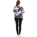 Cumulus Abstract Design One Shoulder Cut Out Tee View2