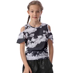 Cumulus Abstract Design Kids  Butterfly Cutout Tee by dflcprintsclothing