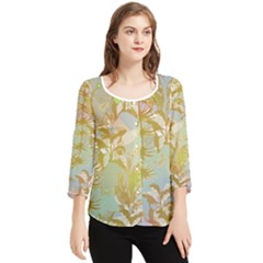 Keydom Chiffon Quarter Sleeve Blouse