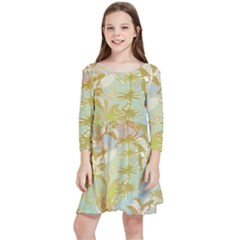 Keydom Kids  Quarter Sleeve Skater Dress