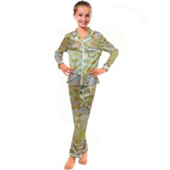 Keydom Kid s Satin Long Sleeve Pajamas Set