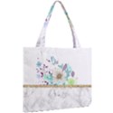 Minimal Gold Floral Marble Mini Tote Bag View2