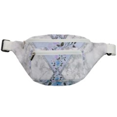 Minimal Silver Blue Marble Bouquet A Fanny Pack by gloriasanchez