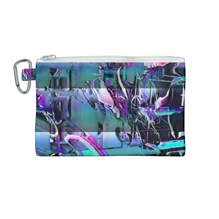 Technophile s Bane Canvas Cosmetic Bag (Medium)