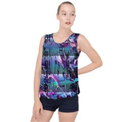 Technophile s Bane Bubble Hem Chiffon Tank Top by MRNStudios