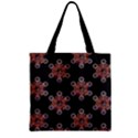 Metatron Cube Zipper Grocery Tote Bag View1