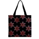 Metatron Cube Zipper Grocery Tote Bag View2