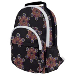 Metatron Cube Rounded Multi Pocket Backpack by gloriasanchez