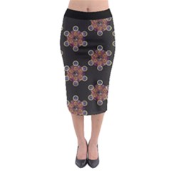 Metatron Cube Midi Pencil Skirt by gloriasanchez