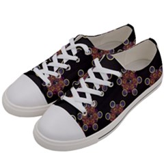 Metatron Cube Women s Low Top Canvas Sneakers by gloriasanchez