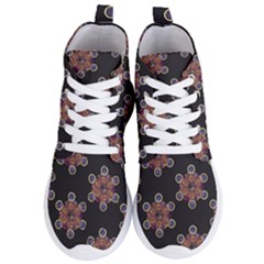 Metatron Cube Women s Lightweight High Top Sneakers by gloriasanchez