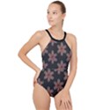 Metatron Cube High Neck One Piece Swimsuit View1