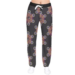 Metatron Cube Women Velvet Drawstring Pants