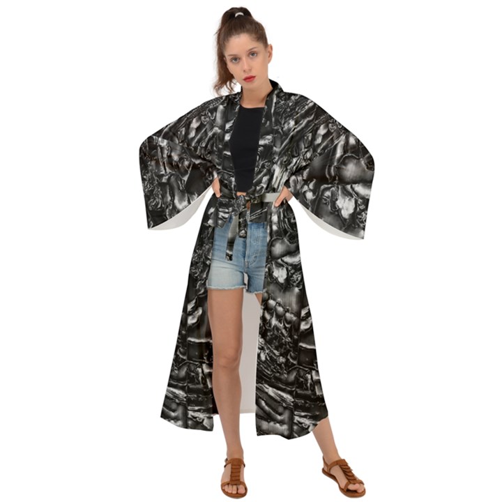 Demon Chrome Maxi Kimono