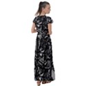 Demon Chrome Flutter Sleeve Maxi Dress View2