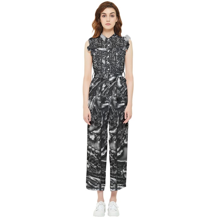 Demon Chrome Women s Frill Top Jumpsuit