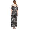 Demon Chrome Draped Sleeveless Chiffon Jumpsuit View2