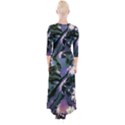 Abstract Wannabe Quarter Sleeve Wrap Maxi Dress View2