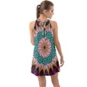 Mandala Halter Tie Back Chiffon Dress View2