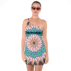 Mandala One Soulder Bodycon Dress by SoLoJu