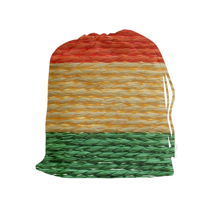 Couleurs d Afrique Drawstring Pouch (XL)