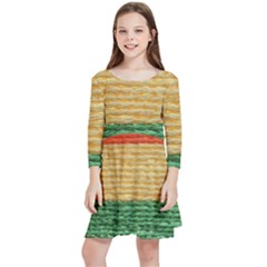 Braid-3232366 960 720 Kids  Quarter Sleeve Skater Dress