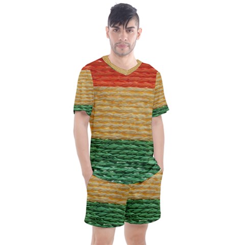 Braid-3232366 960 720 Men s Mesh Tee And Shorts Set by SoLoJu