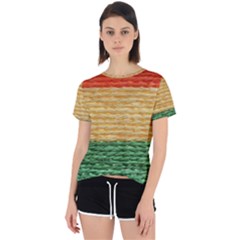 Couleurs Emblématiques Open Back Sport Tee by SoLoJu