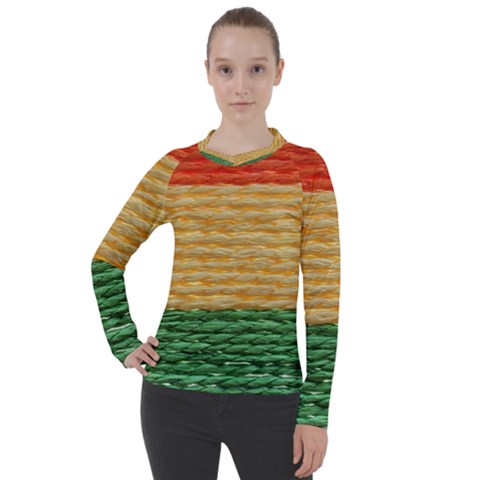 Couleurs Emblématiques Women s Pique Long Sleeve Tee by SoLoJu