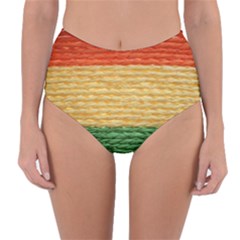 Couleurs Emblématiques Reversible High-waist Bikini Bottoms by SoLoJu