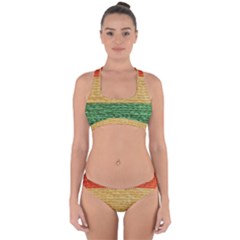 Couleurs Emblématiques Cross Back Hipster Bikini Set by SoLoJu