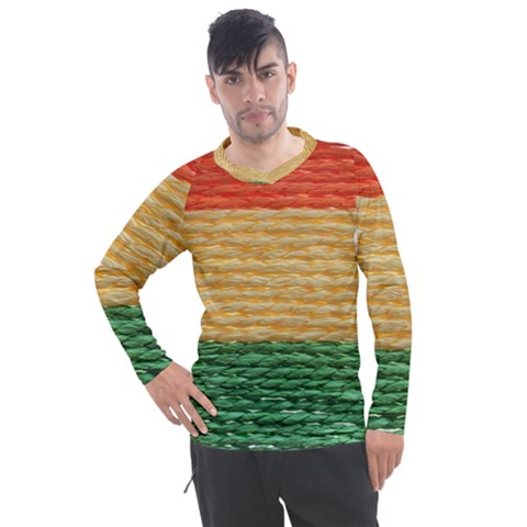 Couleurs Emblématiques Men s Pique Long Sleeve Tee by SoLoJu