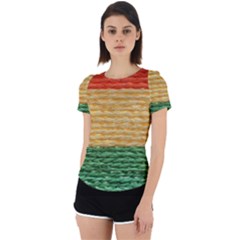 Couleurs Emblématiques Back Cut Out Sport Tee by SoLoJu