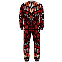 Kaleid Geometric Metal Color Onepiece Jumpsuit (men)  by byali