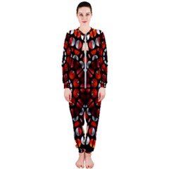 Kaleid Geometric Metal Color Onepiece Jumpsuit (ladies)  by byali