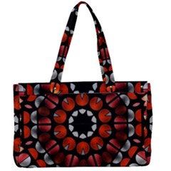 Kaleid Geometric Metal Color Canvas Work Bag by byali