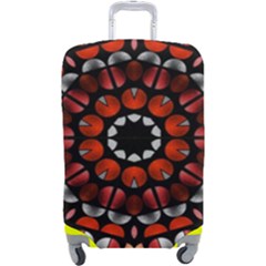 Kaleid Geometric Metal Color Luggage Cover (large)