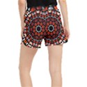 Kaleid Geometric Metal Color Runner Shorts View2