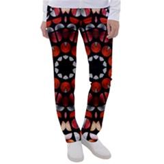 Kaleid Geometric Metal Color Women s Casual Pants