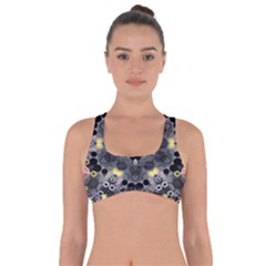 Abstract Geometric Kaleidoscope Got No Strings Sports Bra by alllovelyideas