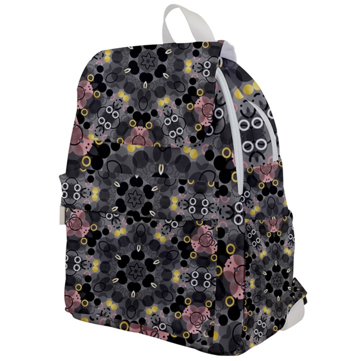 Abstract Geometric Kaleidoscope Top Flap Backpack