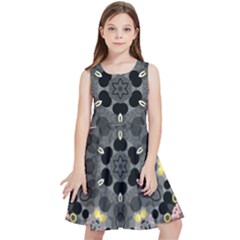 Abstract Geometric Kaleidoscope Kids  Skater Dress by alllovelyideas