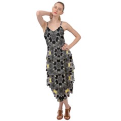 Abstract Geometric Kaleidoscope Layered Bottom Dress by alllovelyideas