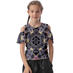 Abstract Geometric Kaleidoscope Kids  Butterfly Cutout Tee by alllovelyideas